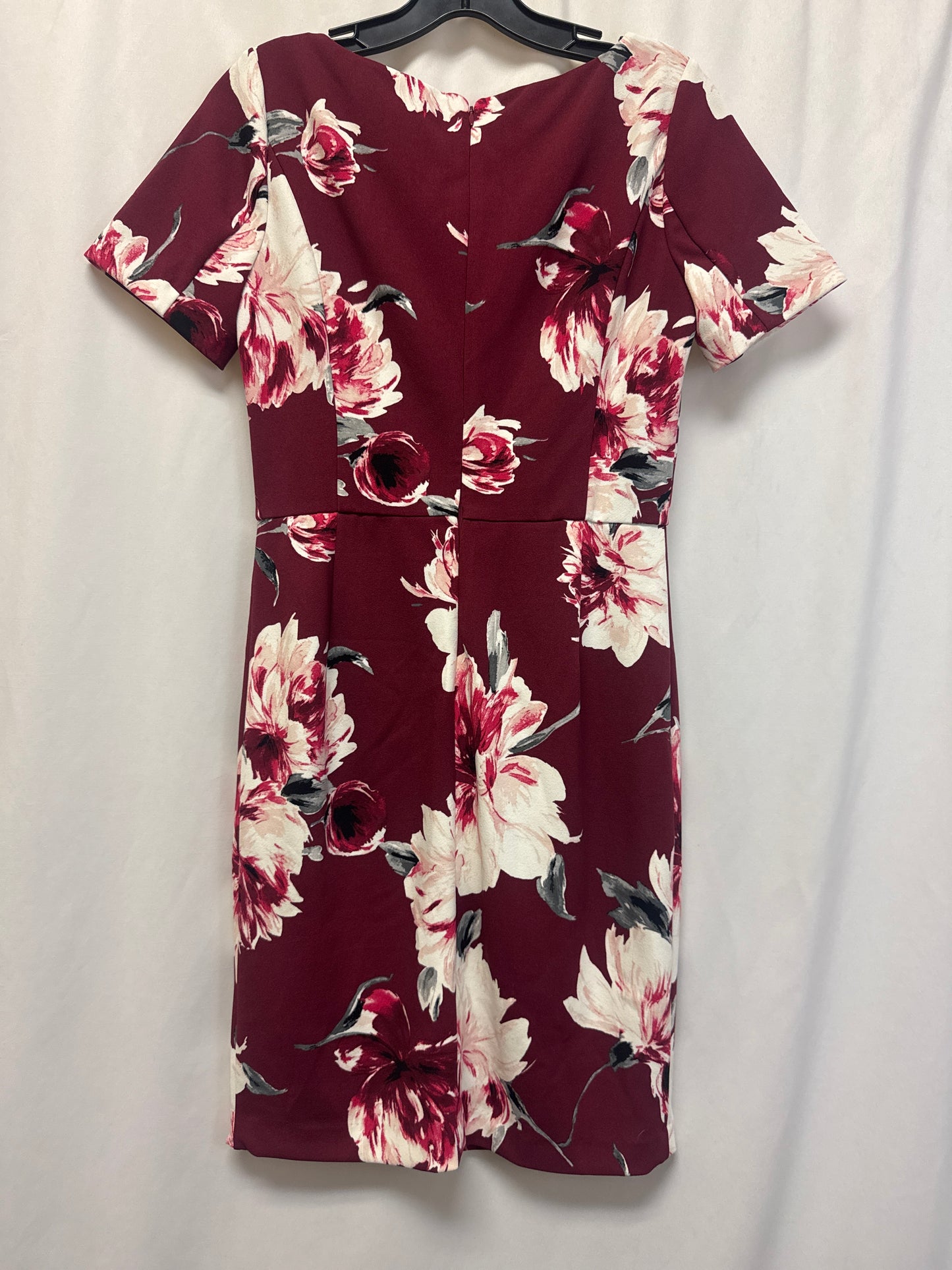 Dress Casual Midi By White House Black Market In Maroon, Size: S