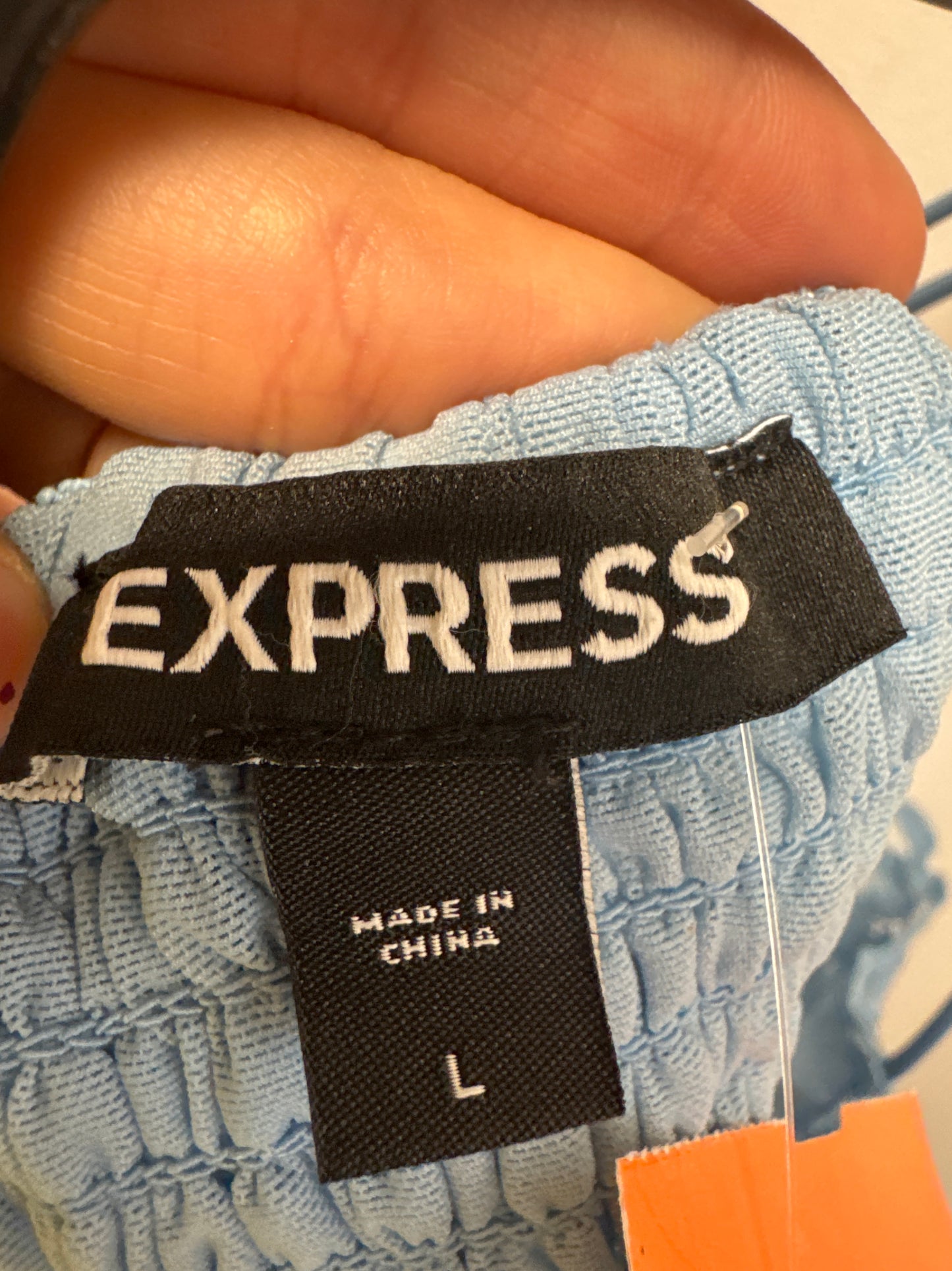 Tank Top By Express In Blue, Size: L