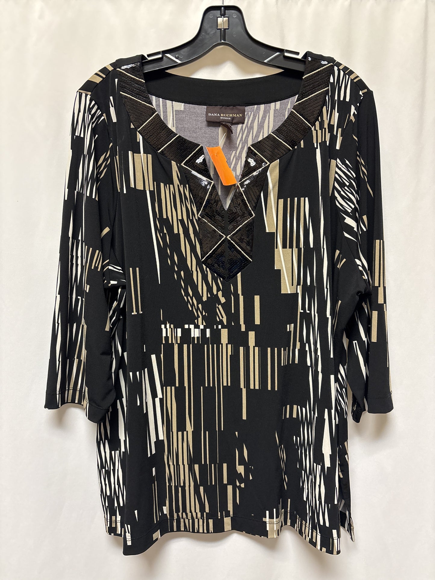 Top Long Sleeve By Dana Buchman  Size: 1x