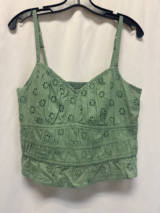 Tank Top By Hollister In Green, Size: L