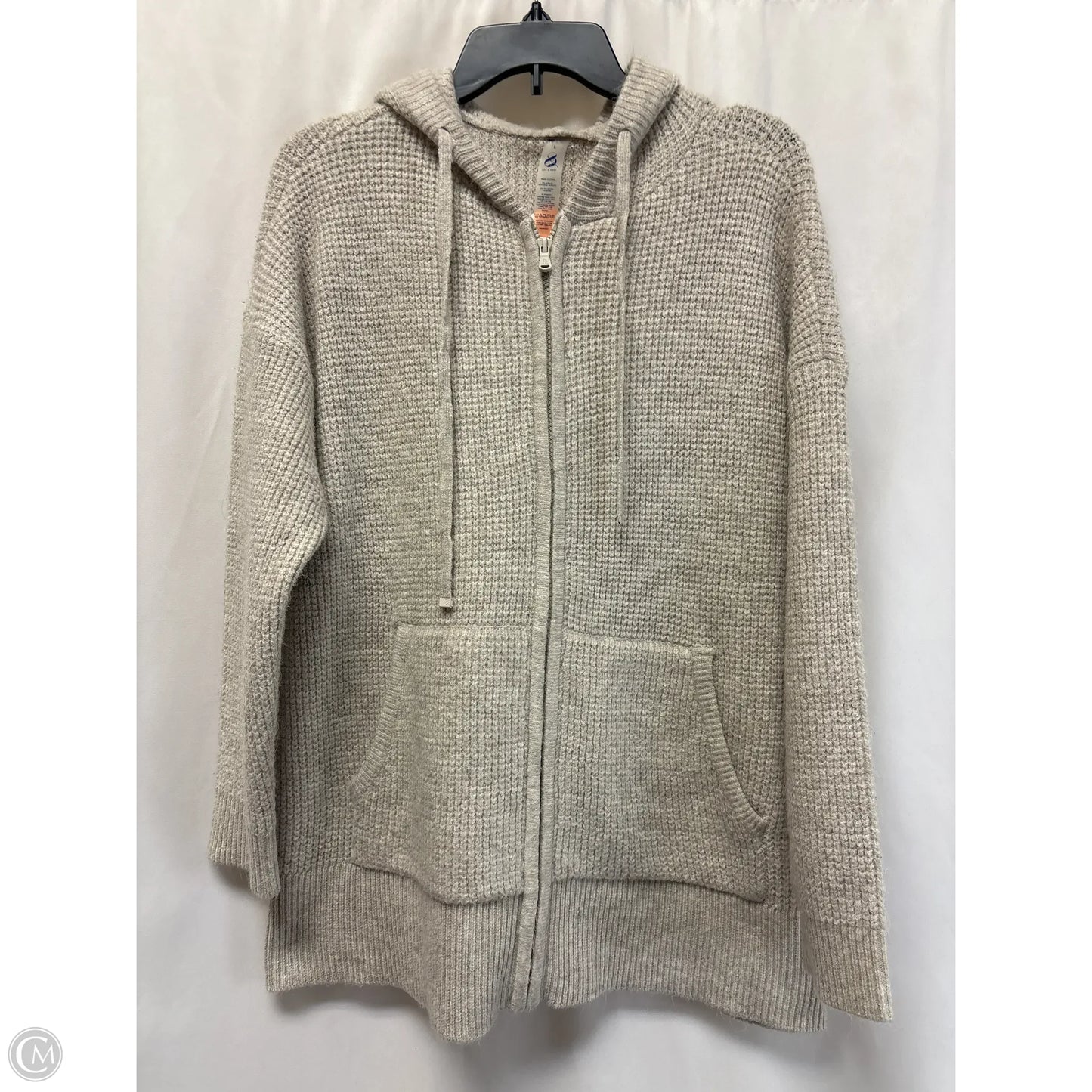 Sweater Cardigan By Lou And Grey In Cream, Size: L