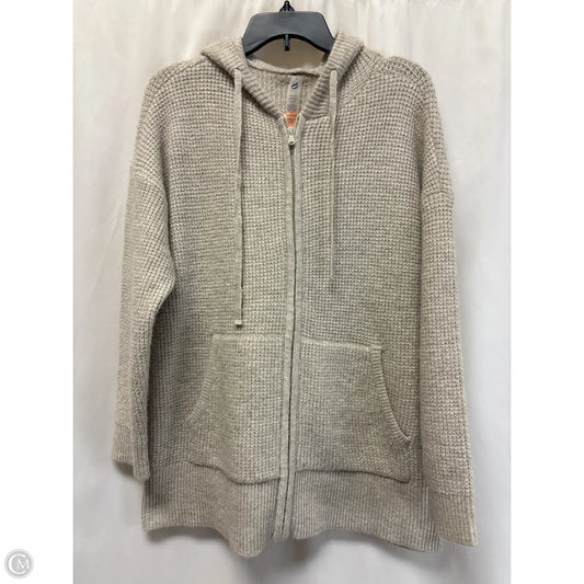 Sweater Cardigan By Lou And Grey In Cream, Size: L
