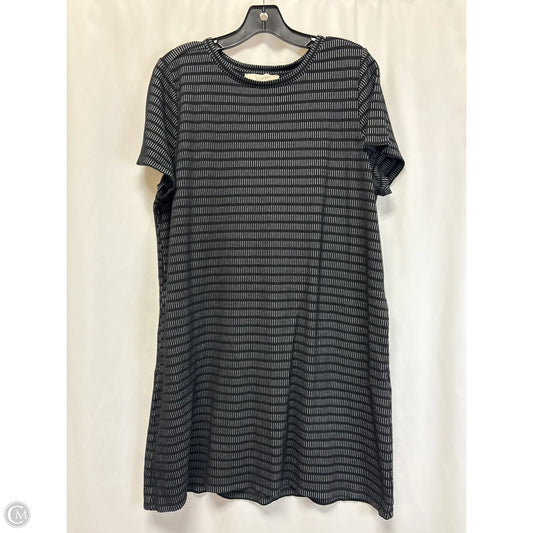 Dress Casual Midi By Loft In Black, Size: Xl