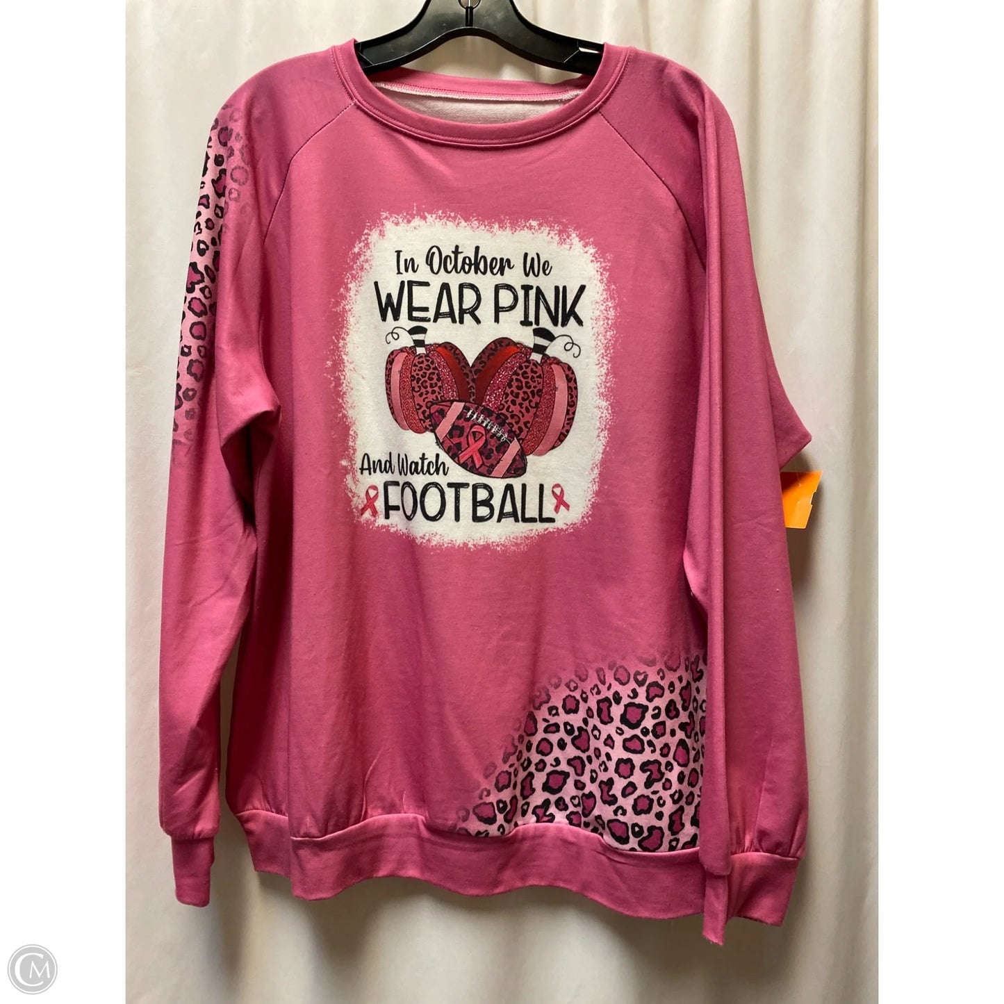 Top Long Sleeve By Clothes Mentor In Pink, Size: Xxl