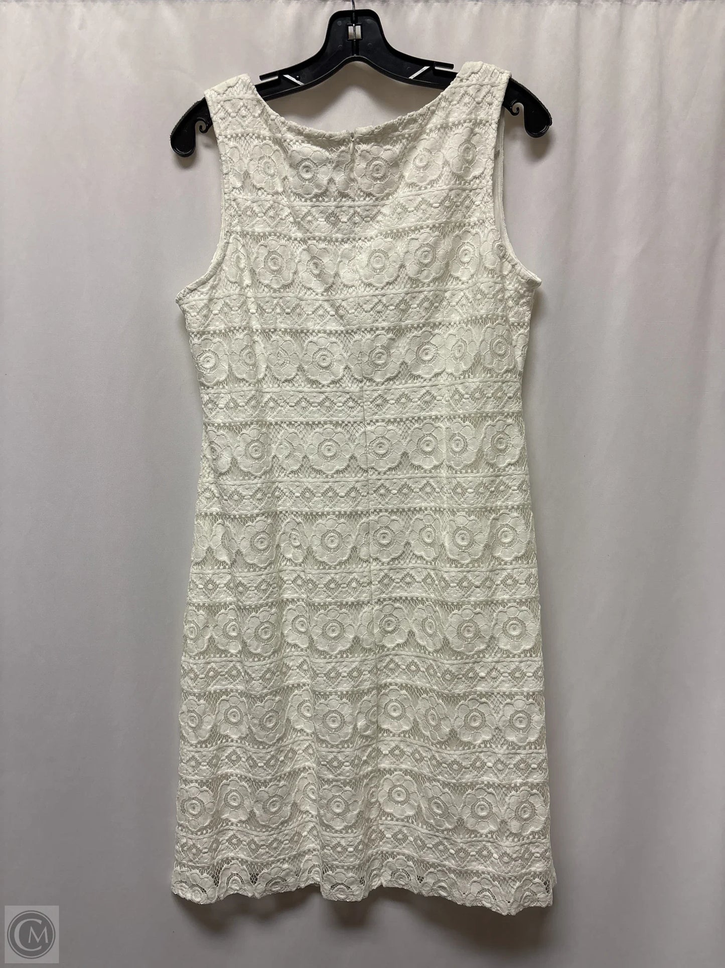 Dress Casual Midi By Jessica Howard In White, Size: L