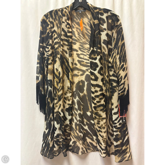 Swimwear Cover-up By R And M Richards In Animal Print, Size: M