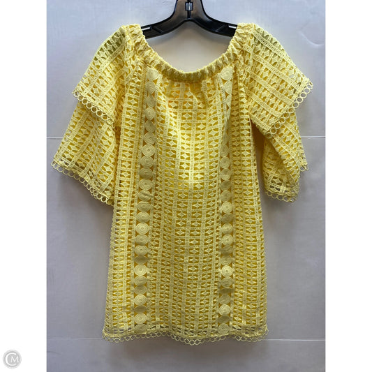 Dress Casual Midi By Pink Lily In Yellow, Size: S
