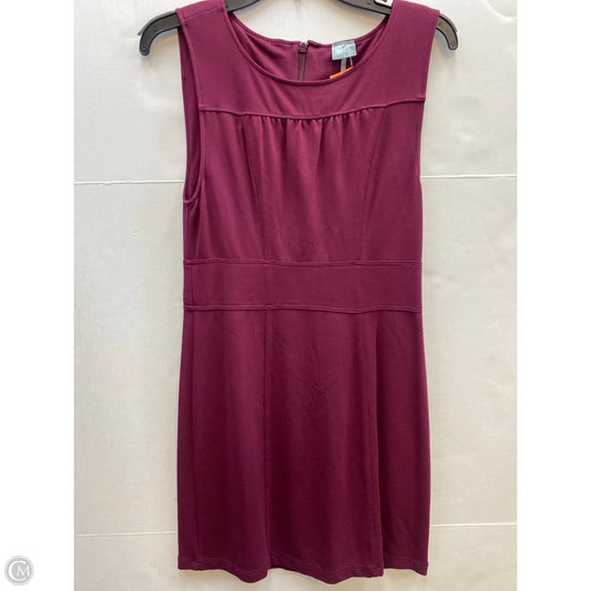Dress Casual Midi By Bobi In Maroon, Size: S