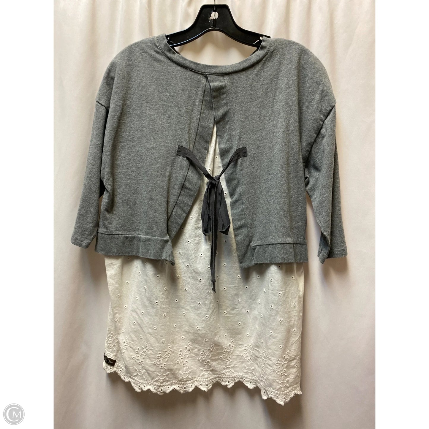 Top 3/4 Sleeve By Matilda Jane In Grey, Size: S