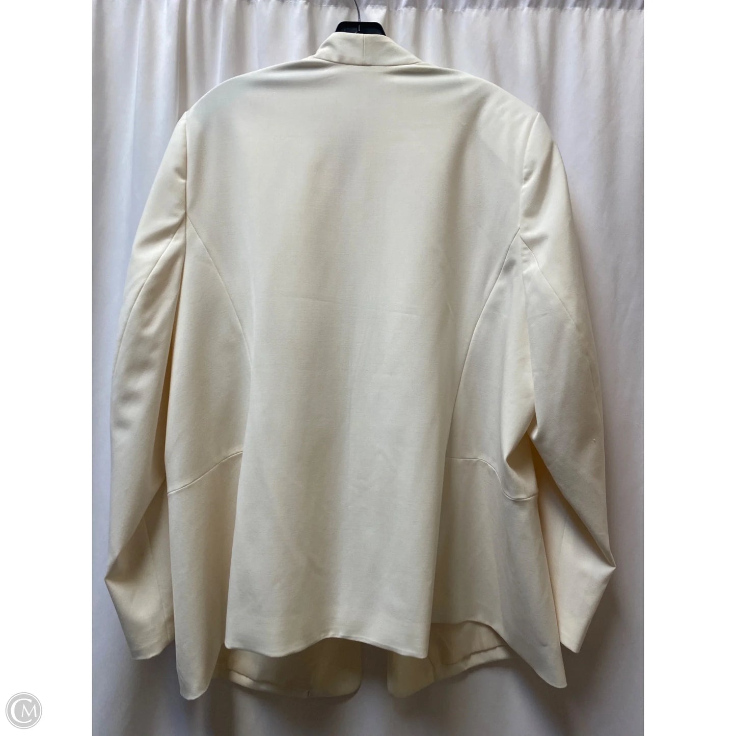 Blazer By Lane Bryant In Cream, Size: 3x