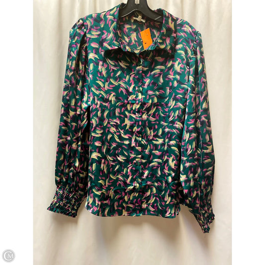 Top Long Sleeve By Jodifl In Green, Size: M