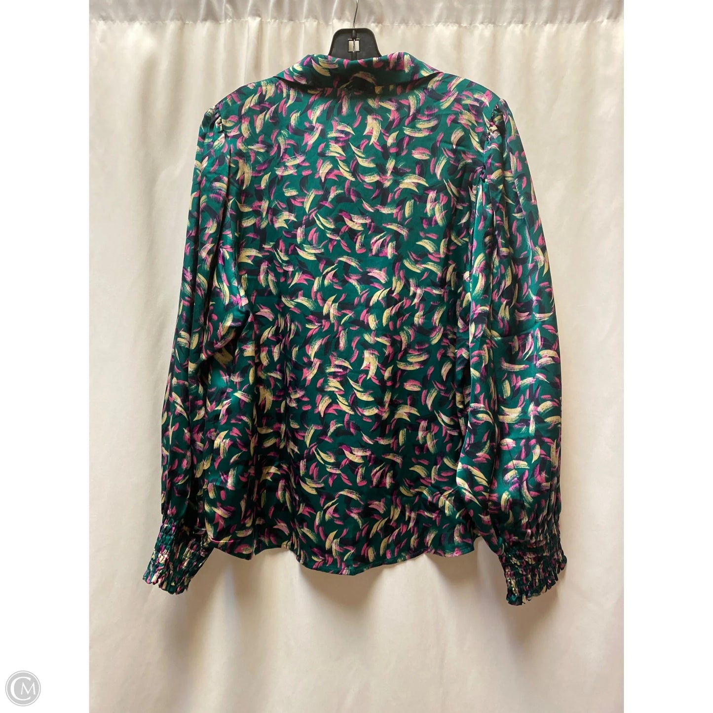 Top Long Sleeve By Jodifl In Green, Size: M