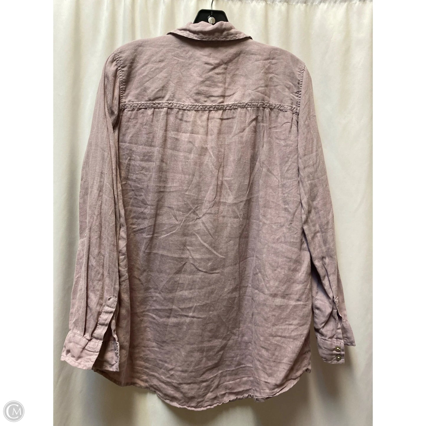 Top Long Sleeve By Sigrid Olsen In Purple, Size: M