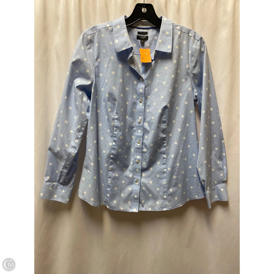 Top Long Sleeve By Talbots In Blue, Size: Lp