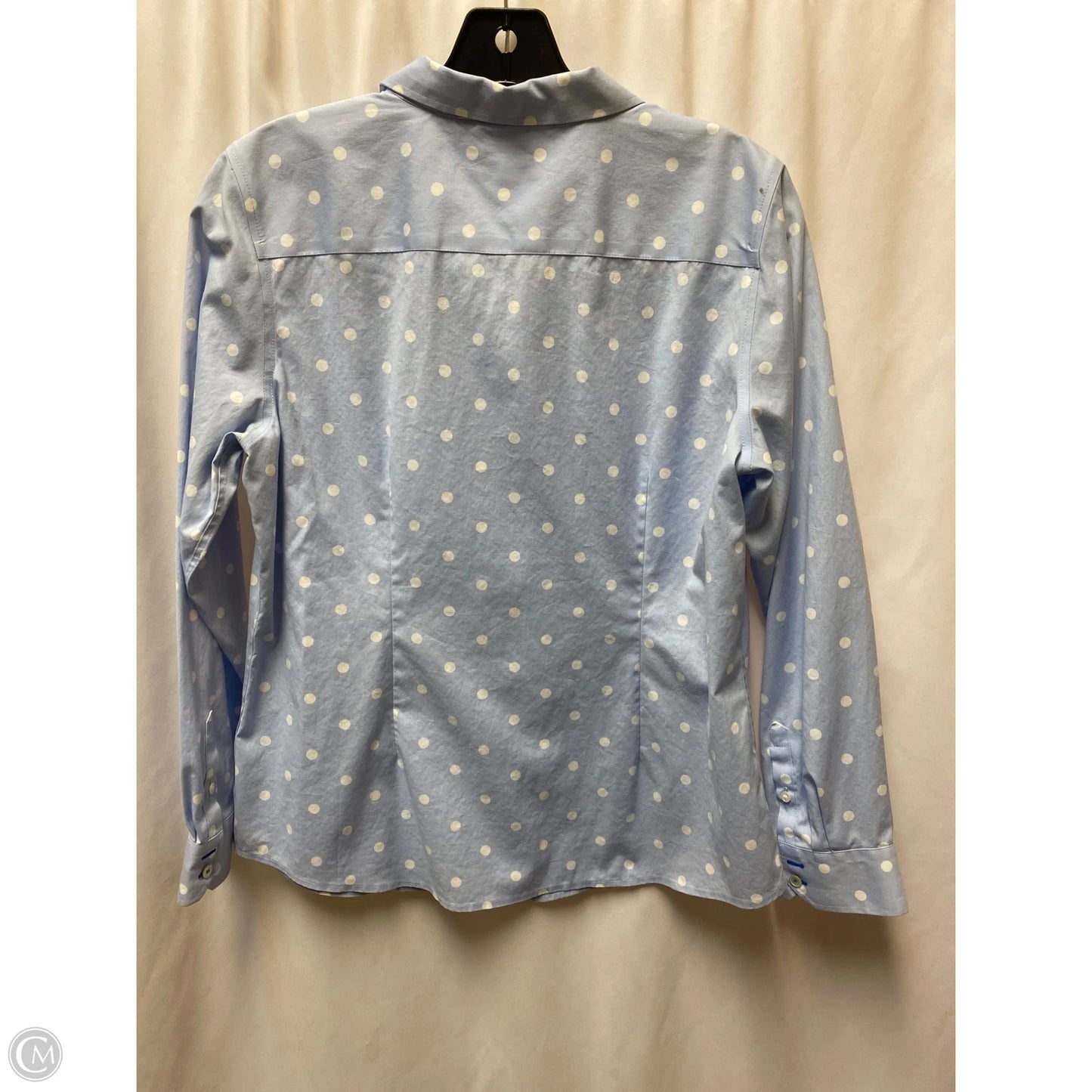 Top Long Sleeve By Talbots In Blue, Size: Lp