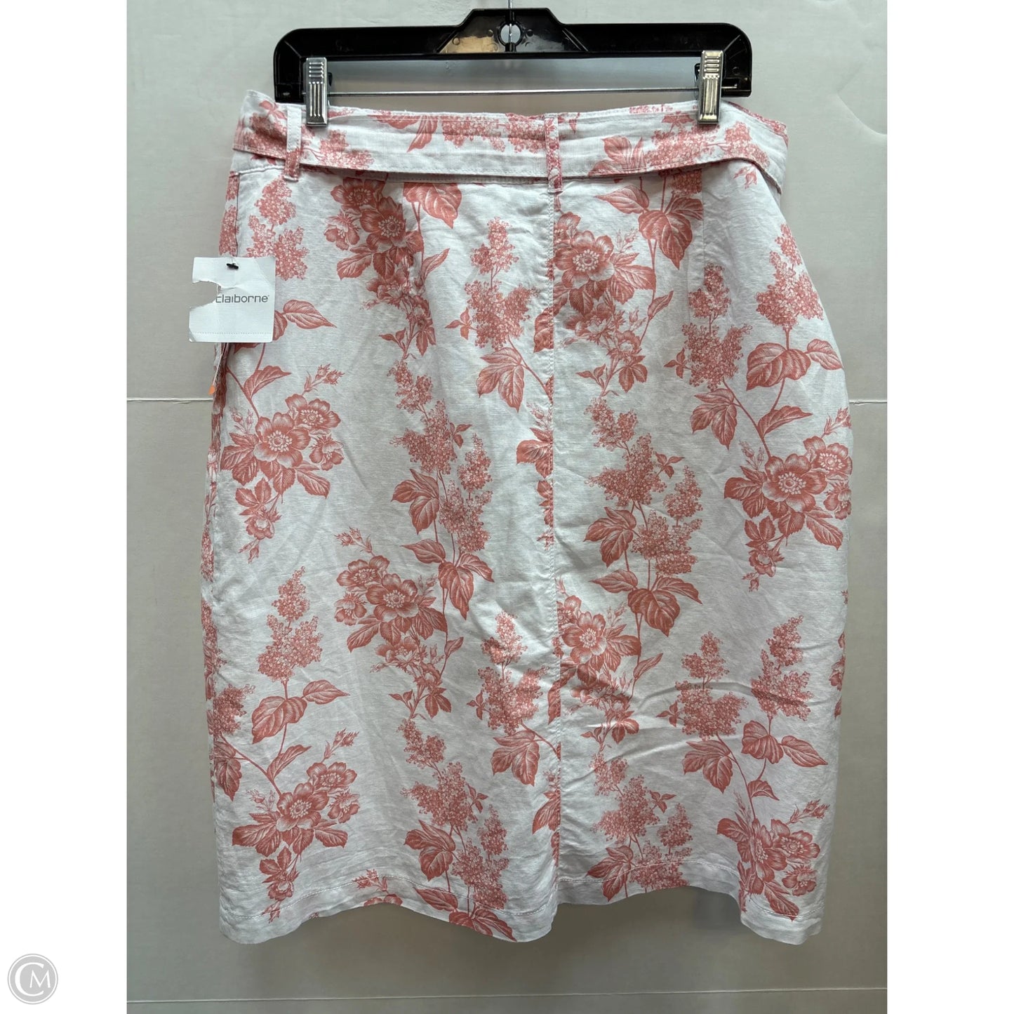 Skirt Midi By Liz Claiborne In Peach, Size: 14