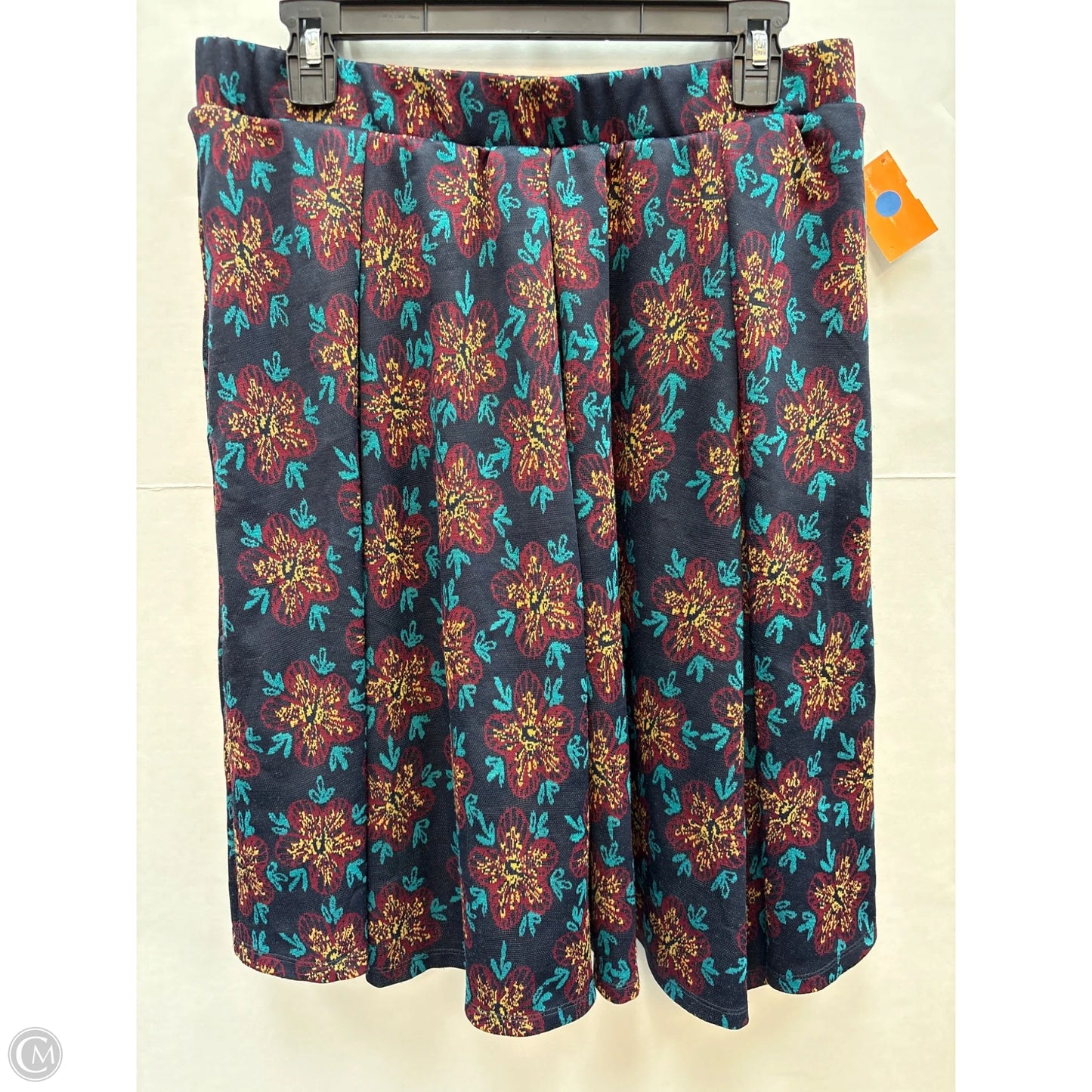 Skirt Midi By Lularoe In Blue, Size: L