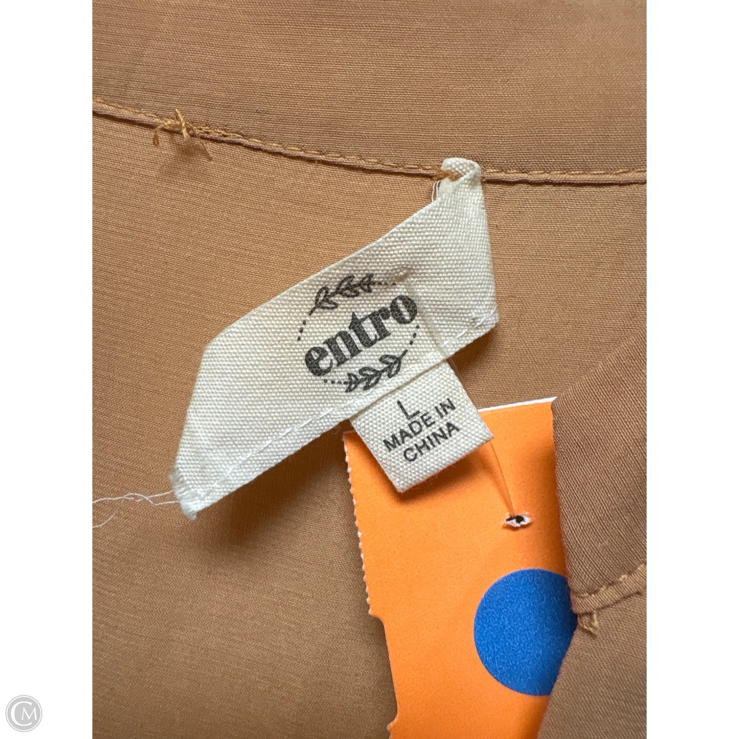 Dress Casual Midi By Entro In Orange, Size: L