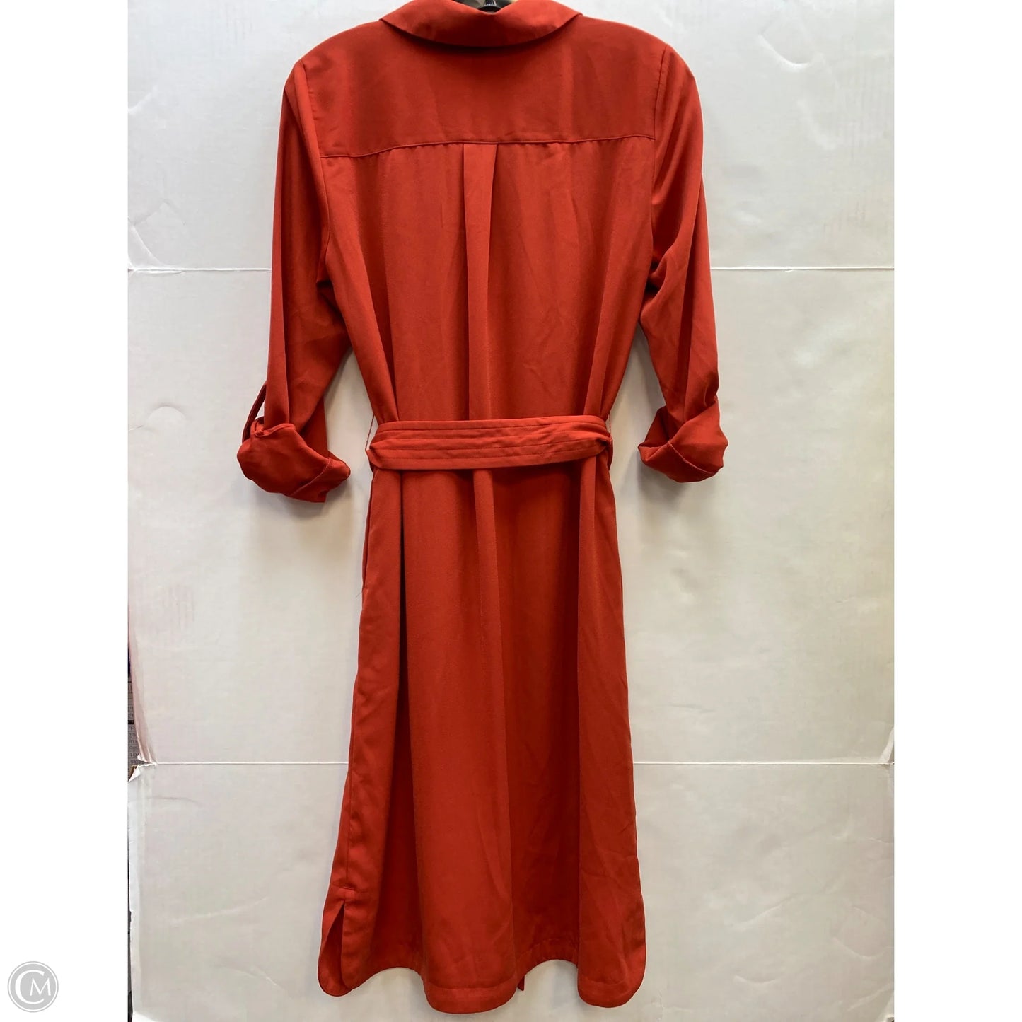 Dress Casual Midi By Nine West In Red, Size: S