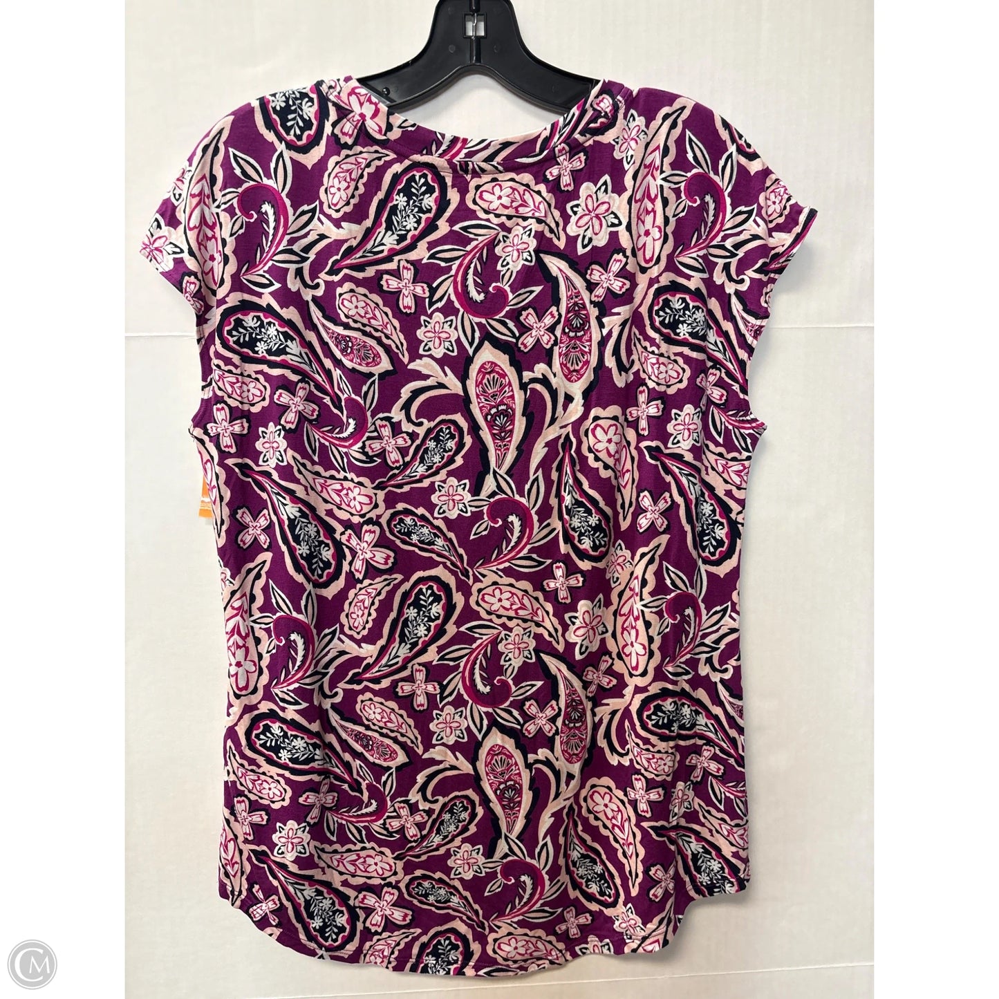 Top Short Sleeve By Lularoe In Purple, Size: S