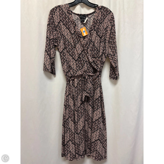 Dress Casual Midi By Enfocus In Black, Size: L