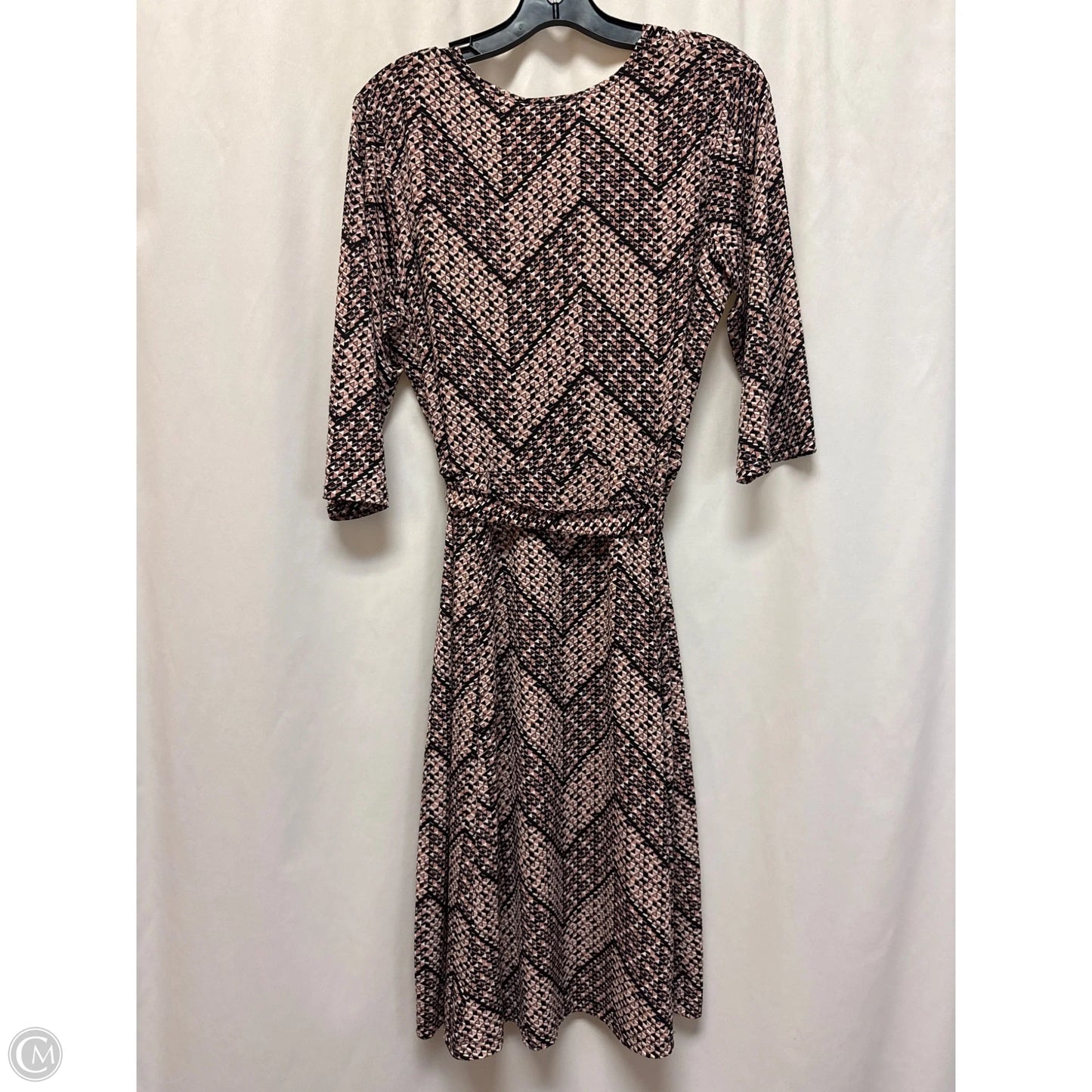 Dress Casual Midi By Enfocus In Black, Size: L