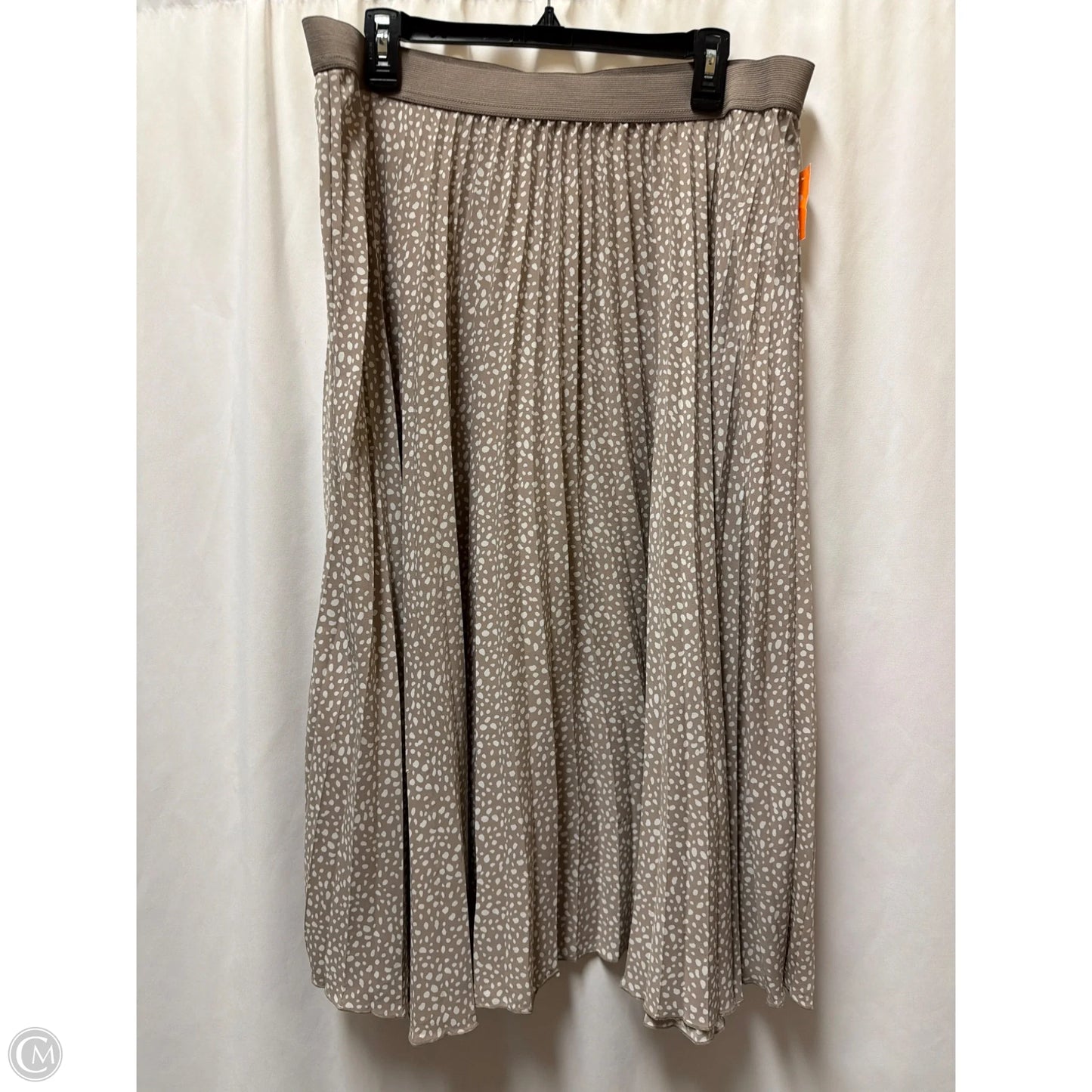 Skirt Maxi By Vince Camuto In Brown, Size: Xxl