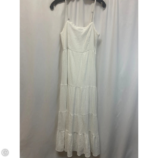 Dress Casual Maxi By Knox Rose In White, Size: M