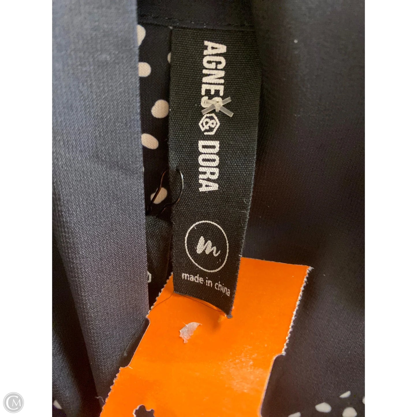 Top Long Sleeve By Agnes & Dora In Black, Size: M