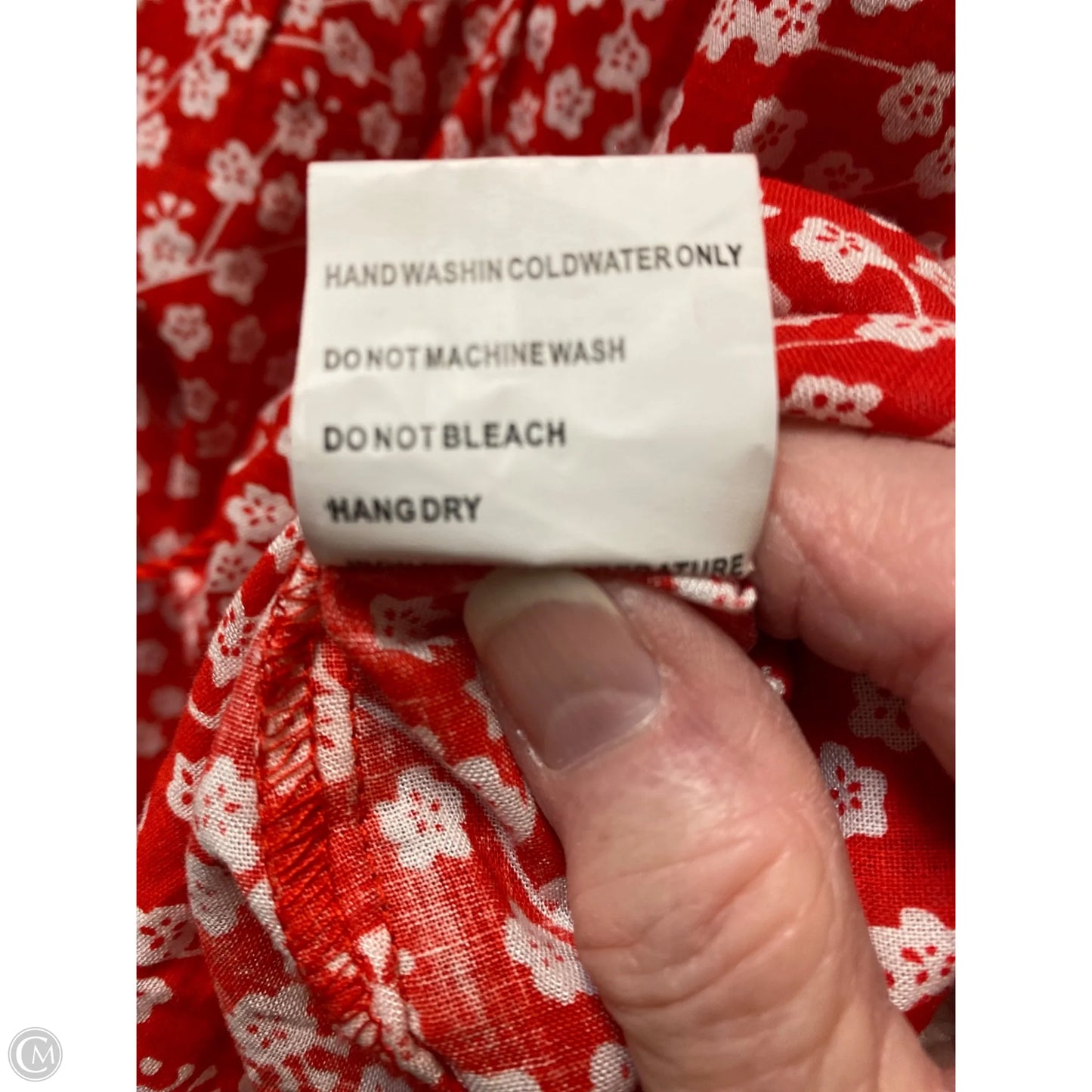 Top Long Sleeve By Solitaire In Red, Size: Xl