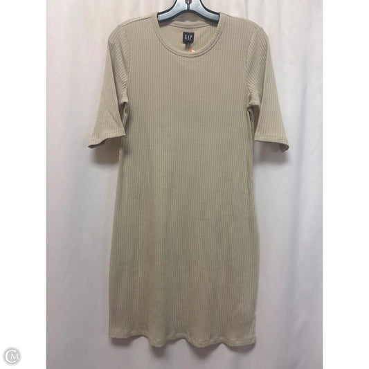 Dress Casual Midi By Gap In Beige, Size: M