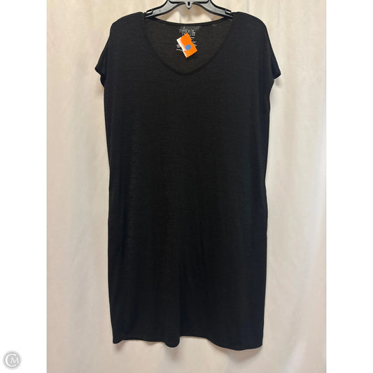Dress Casual Midi By Time And Tru In Black, Size: S