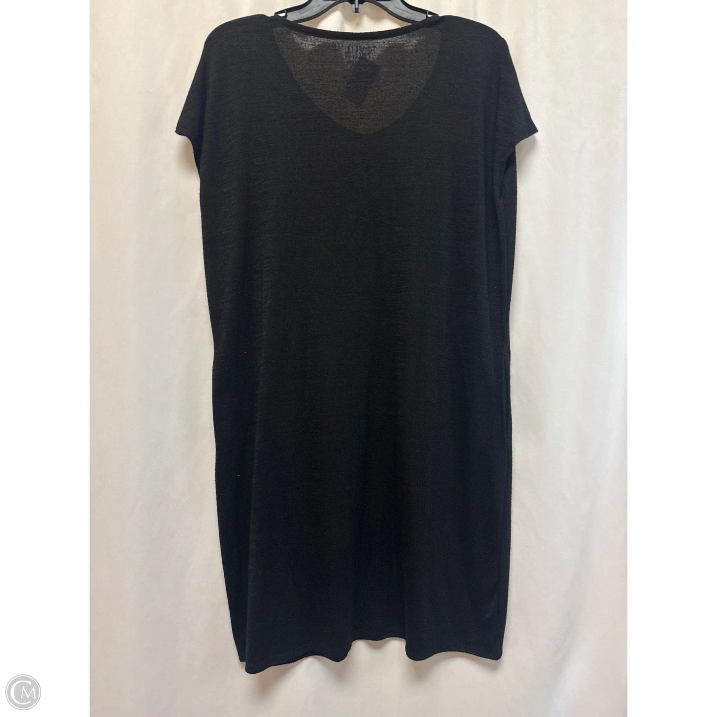 Dress Casual Midi By Time And Tru In Black, Size: S
