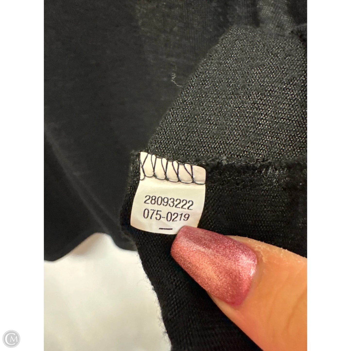 Dress Casual Midi By Time And Tru In Black, Size: S