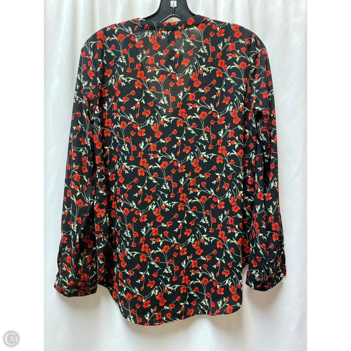 Top Long Sleeve By Forever 21 In Red, Size: S