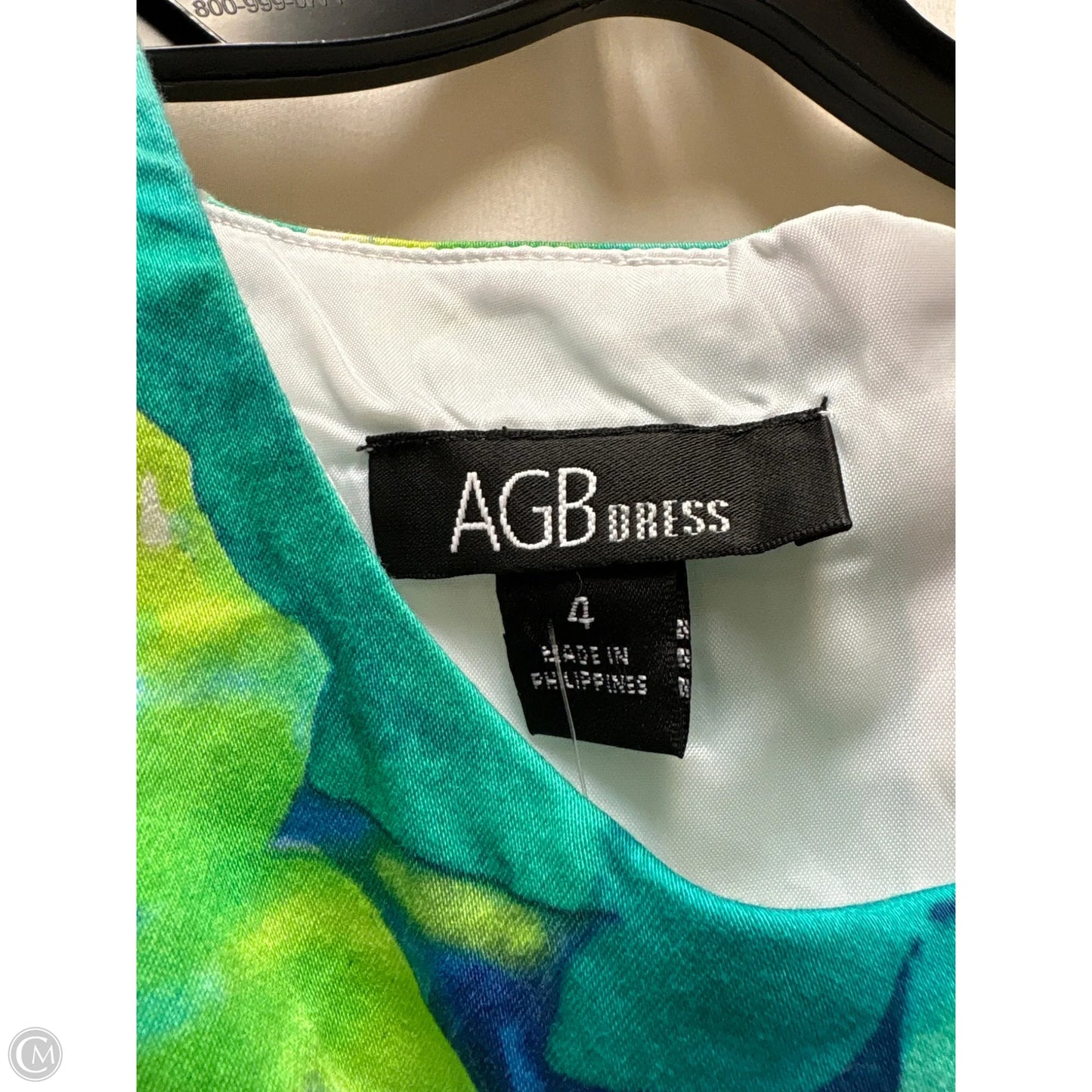 Dress Casual Midi By Agb In Green, Size: S