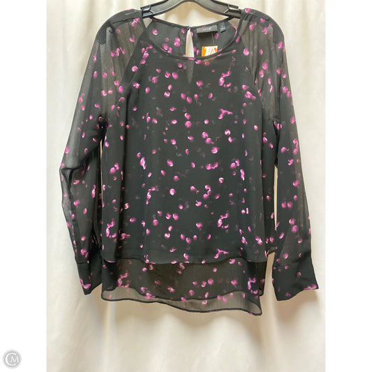 Top Long Sleeve By Apt 9 In Blue, Size: M