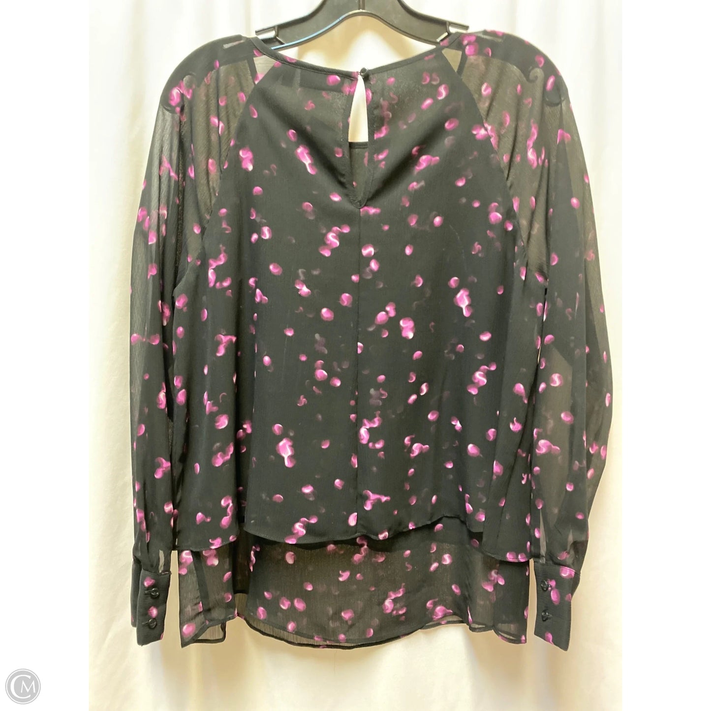 Top Long Sleeve By Apt 9 In Blue, Size: M