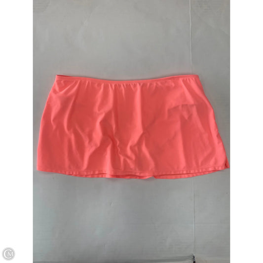 Swimsuit Bottom By Time And Tru In Orange, Size: Xl