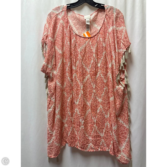 Swimwear Cover-up By Chicos In Peach, Size: L