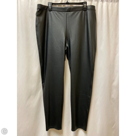 Pants Leggings By Chicos In Black, Size: 16
