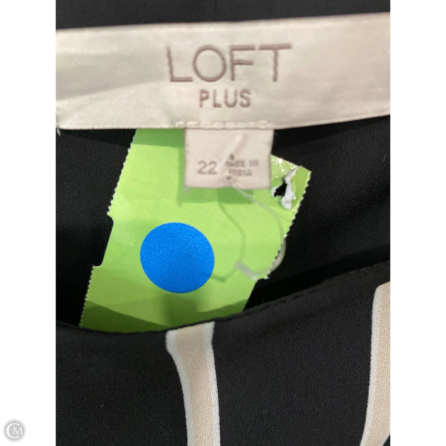 Dress Casual Midi By Loft In Black, Size: 3x