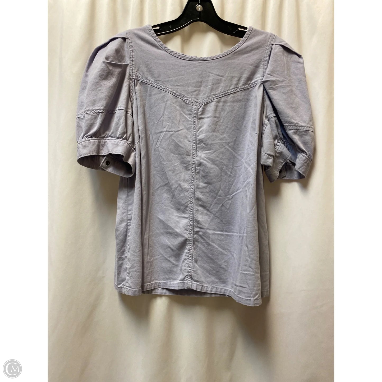 Top Short Sleeve By Universal Thread In Purple, Size: L