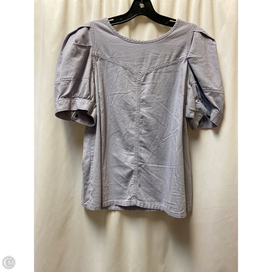 Top Short Sleeve By Universal Thread In Purple, Size: L