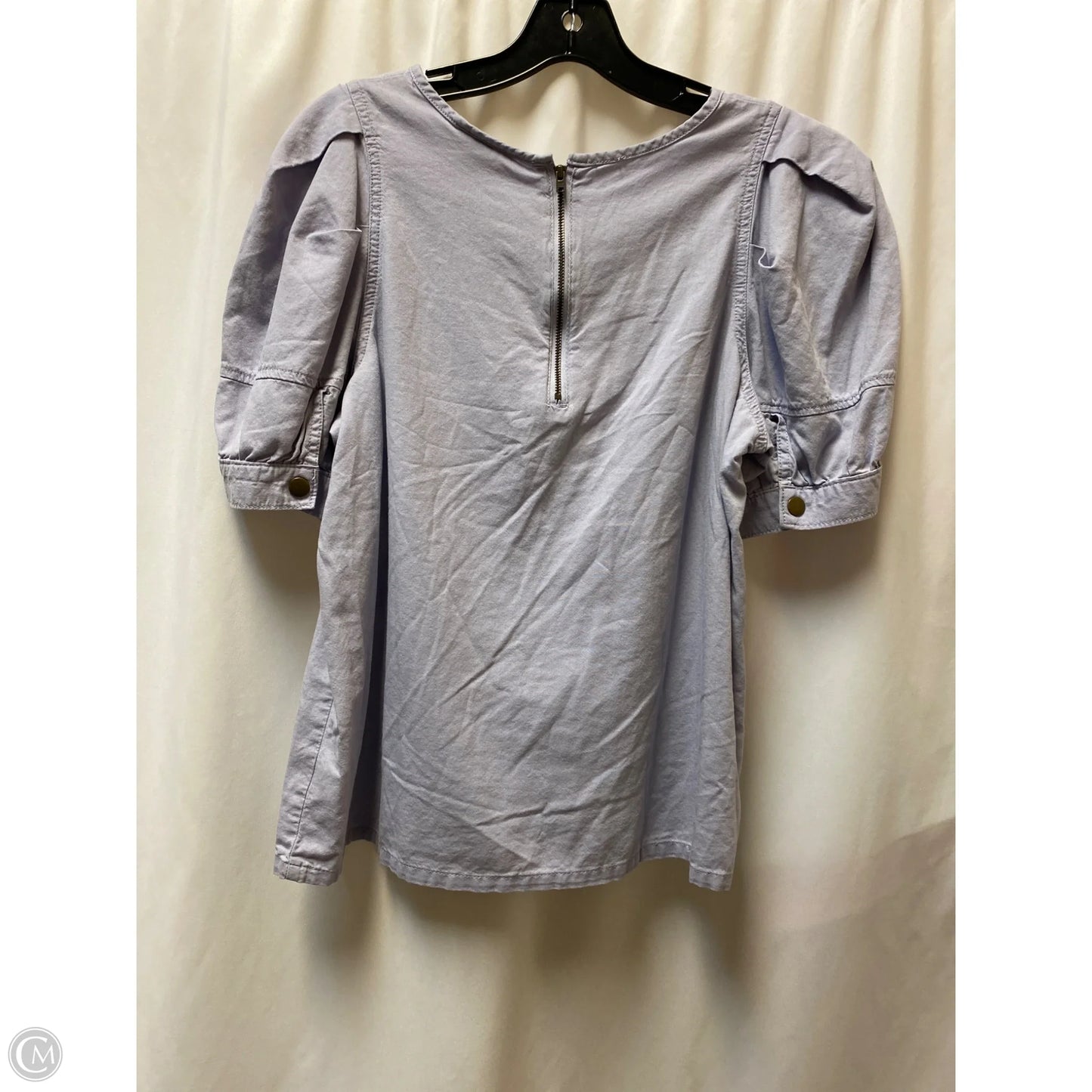 Top Short Sleeve By Universal Thread In Purple, Size: L