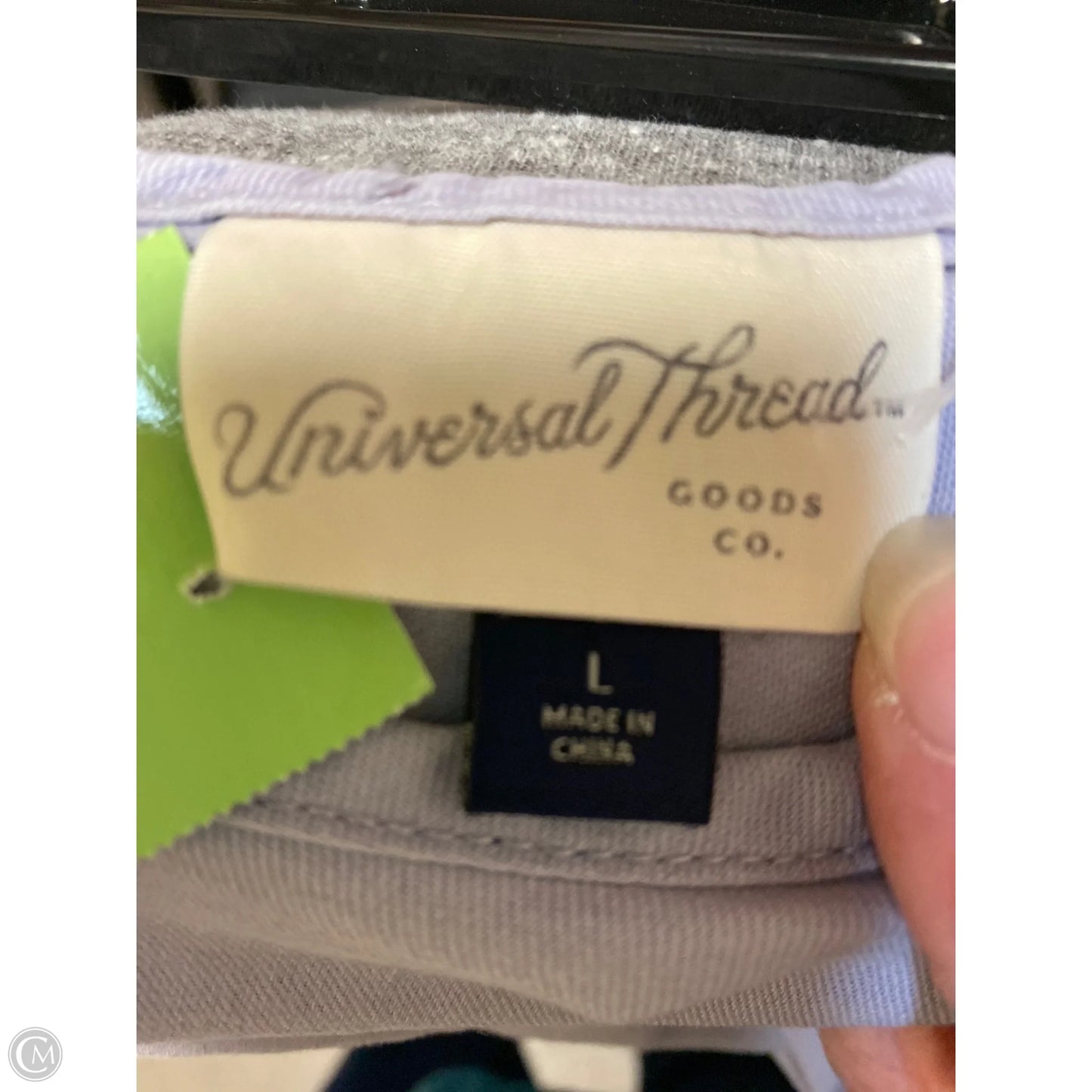 Top Short Sleeve By Universal Thread In Purple, Size: L