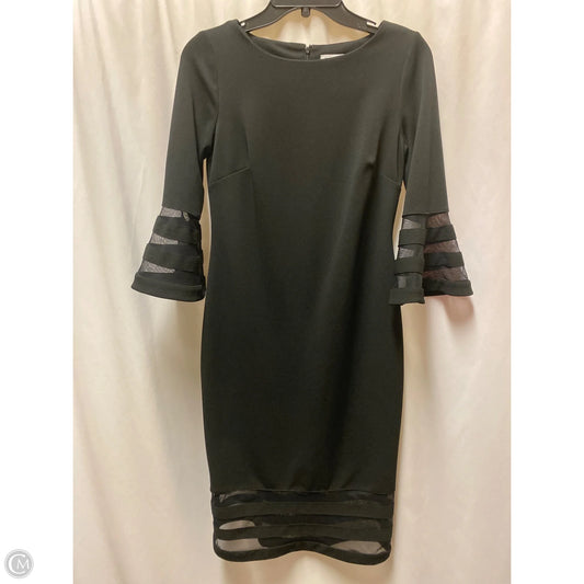 Dress Casual Midi By Calvin Klein In Black, Size: S