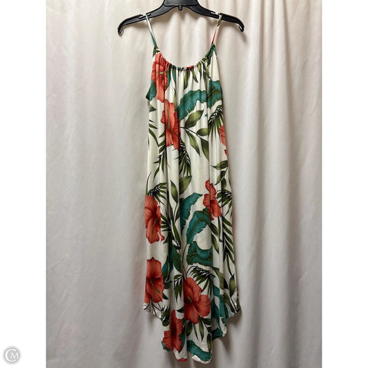 Dress Casual Midi By Clothes Mentor In White, Size: M