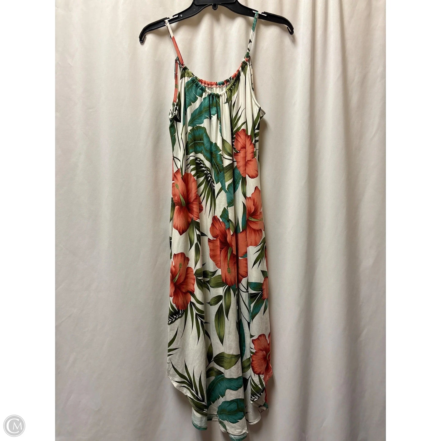 Dress Casual Midi By Clothes Mentor In White, Size: M
