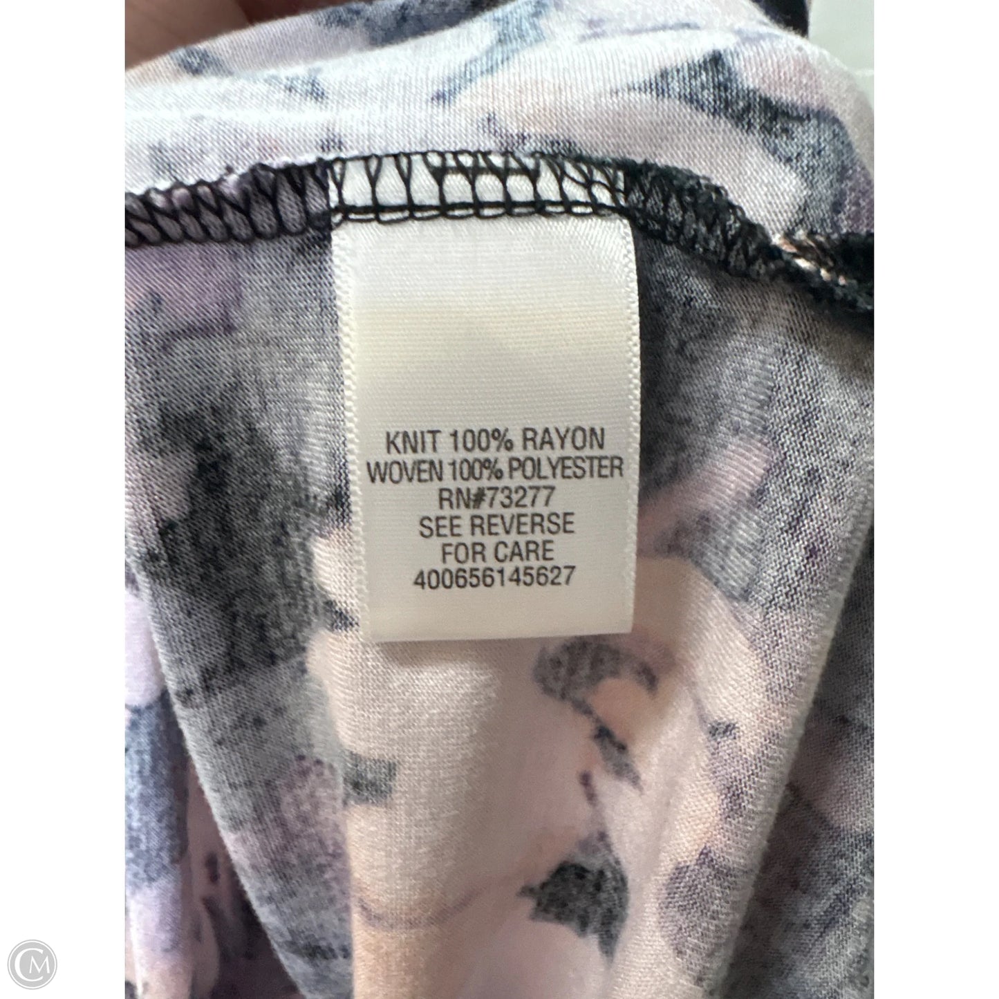 Top Sleeveless By Simply Vera In Purple, Size: Xs